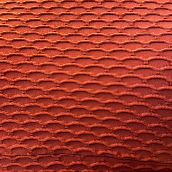 Booty by Brabants Croco Skin Scoop Top Crop Tank with Pads Supportive Orange OS - Picture 9 of 10